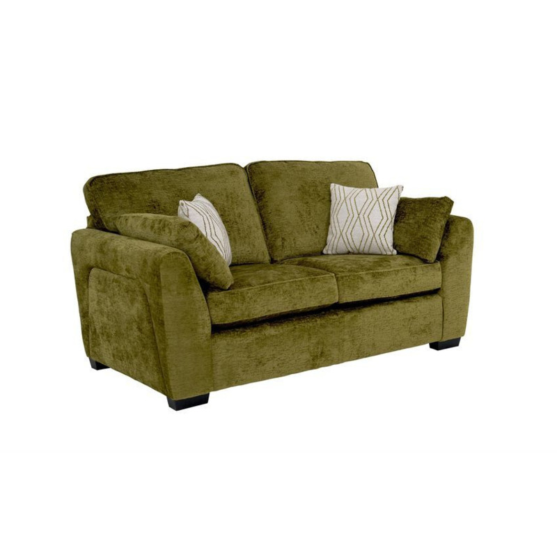 Inspire Green Hadleigh Fabric 2 Seater Sofa by SCS