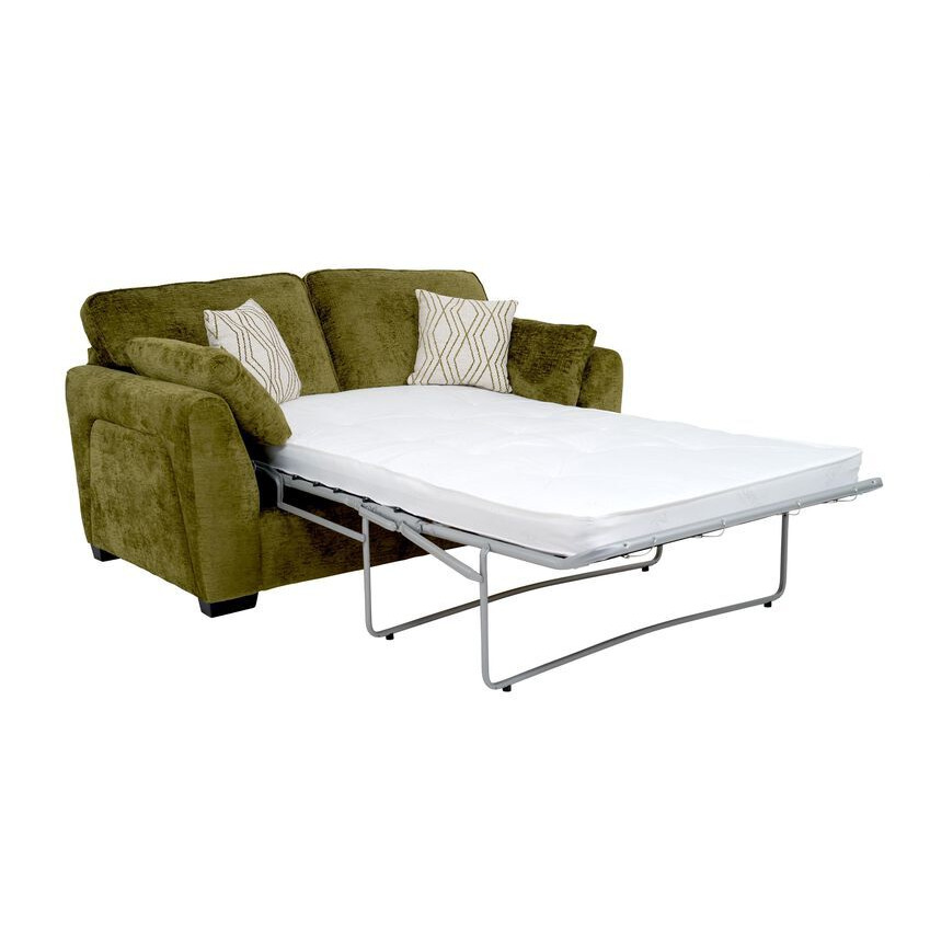 Inspire Green Hadleigh Fabric 2 Seater Sofa Bed by SCS