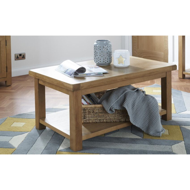 ScS Living Cruz Coffee Table with Shelf by SCS