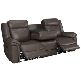 Jaxon 3 Seater Manual Recliner Sofa With Table