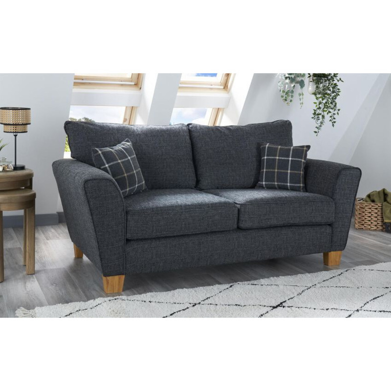 ScS Living Theo Fabric 2 Seater Standard Back Sofa by SCS