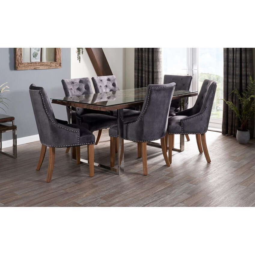 ScS Signature Jaipur Small Dining Table & 6 Chairs by SCS