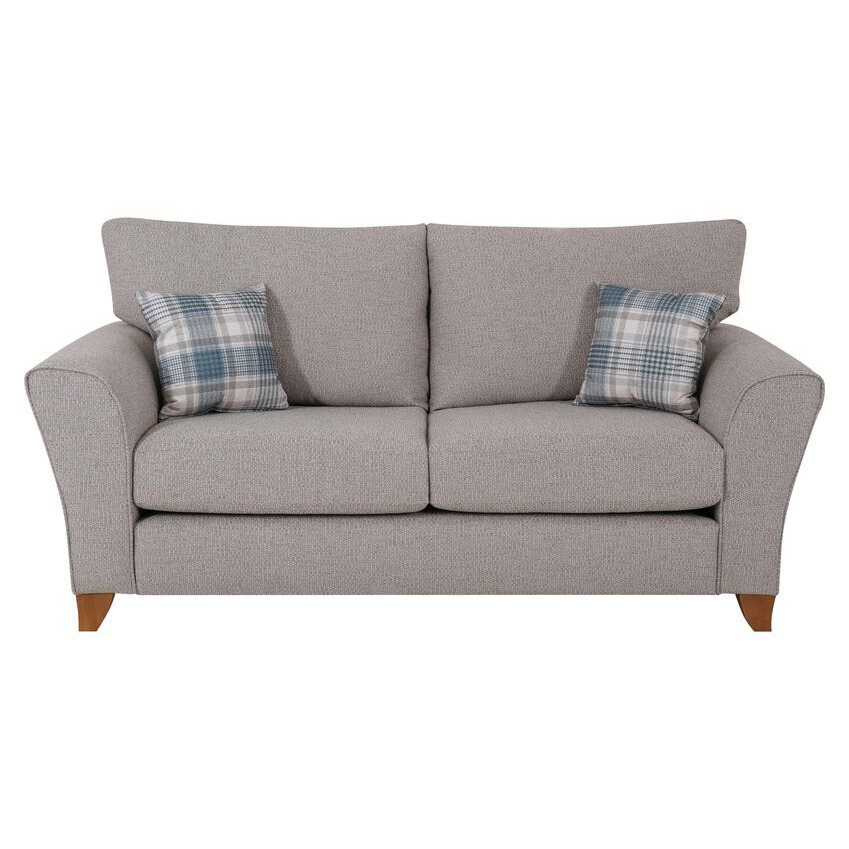 ScS Living Grey Joni Fabric 2 Seater Sofa Standard Back by SCS