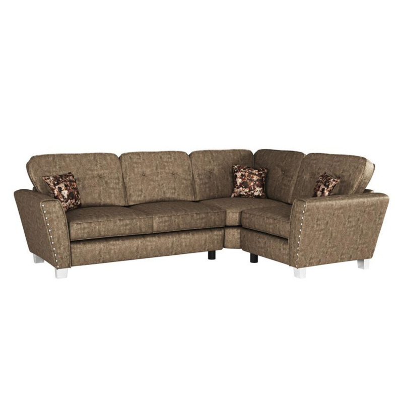 ScS Living Brown Esme Fabric 2 Corner 1 Sofa by SCS
