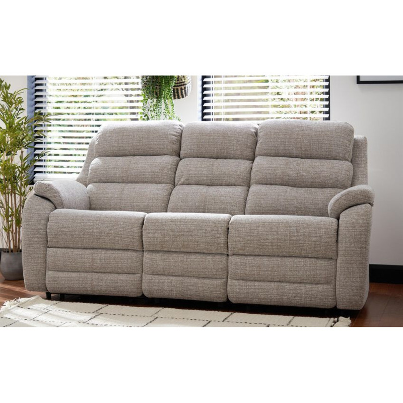 G Plan Fabric Greenwich 3 Seater Static Sofa by SCS