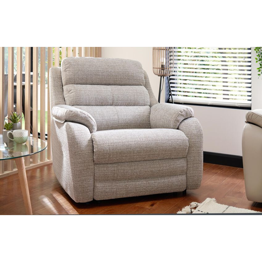 G Plan Fabric Greenwich Snuggle Chair by SCS