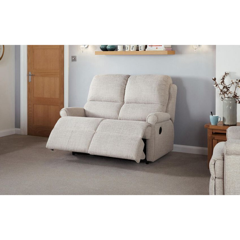 G Plan Fabric Newmarket 2 Seater Power Recliner Sofa by SCS