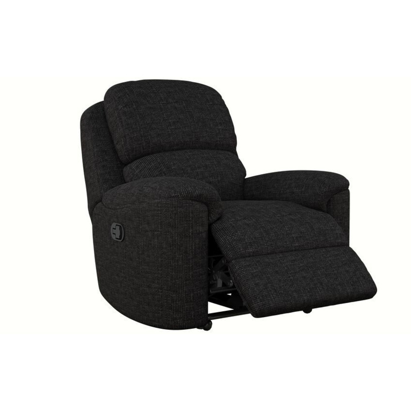 Celebrity Grey Fabric Cambridge Manual Recliner Chair by SCS