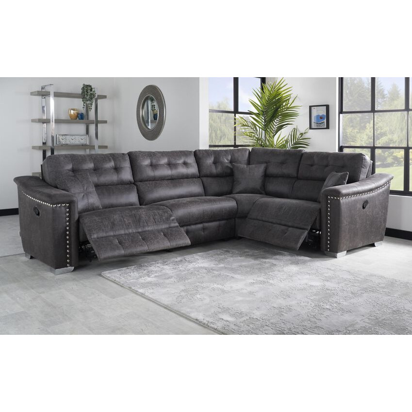 La-Z-Boy Fabric Hollywood 2 Corner 1 Manual Recliner Sofa by SCS ...