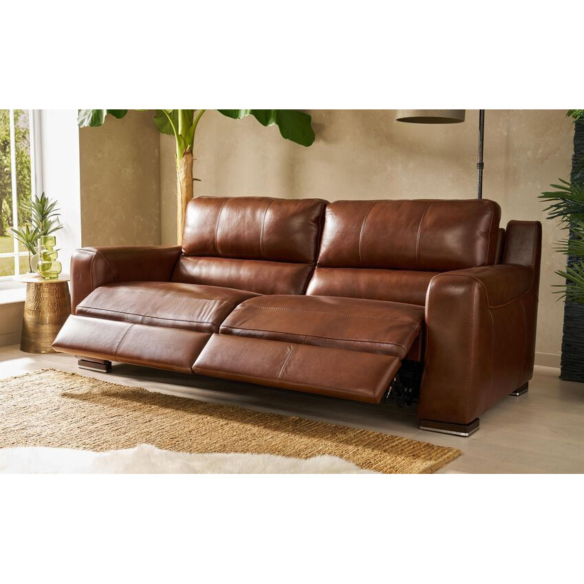 SiSi Italia Lucca 4 Seater Power Recliner Sofa by SCS | ufurnish.com
