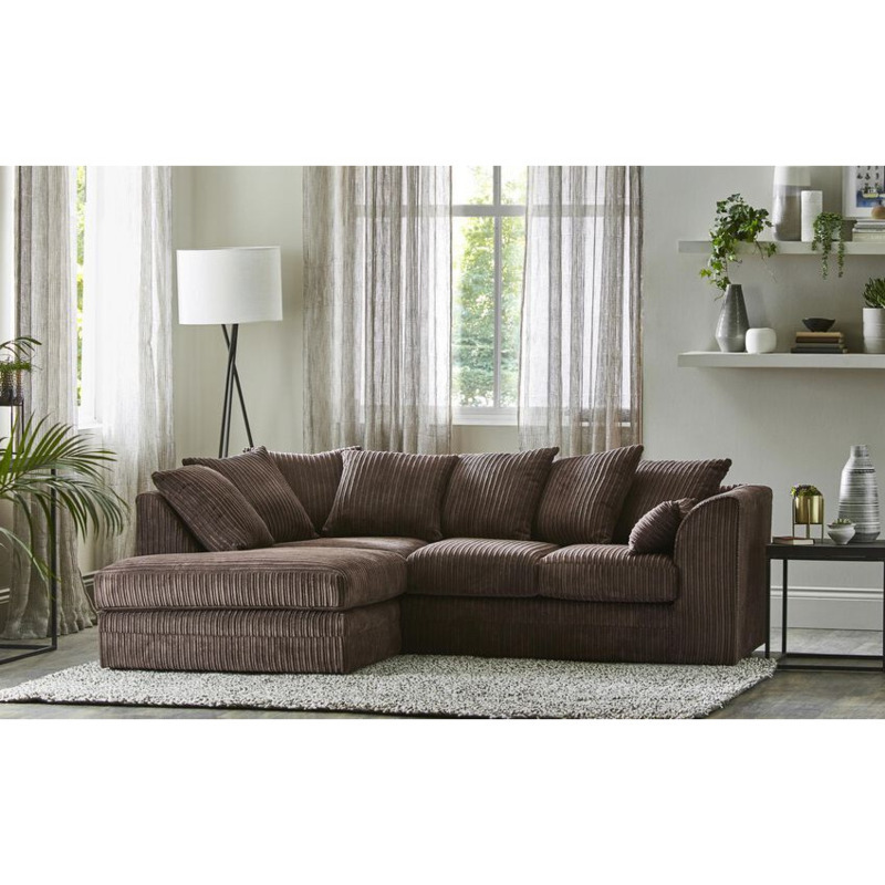 ScS Living Chicago Fabric 1 Corner 2 Left Hand Facing Chaise Sofa Quick Delivery by SCS