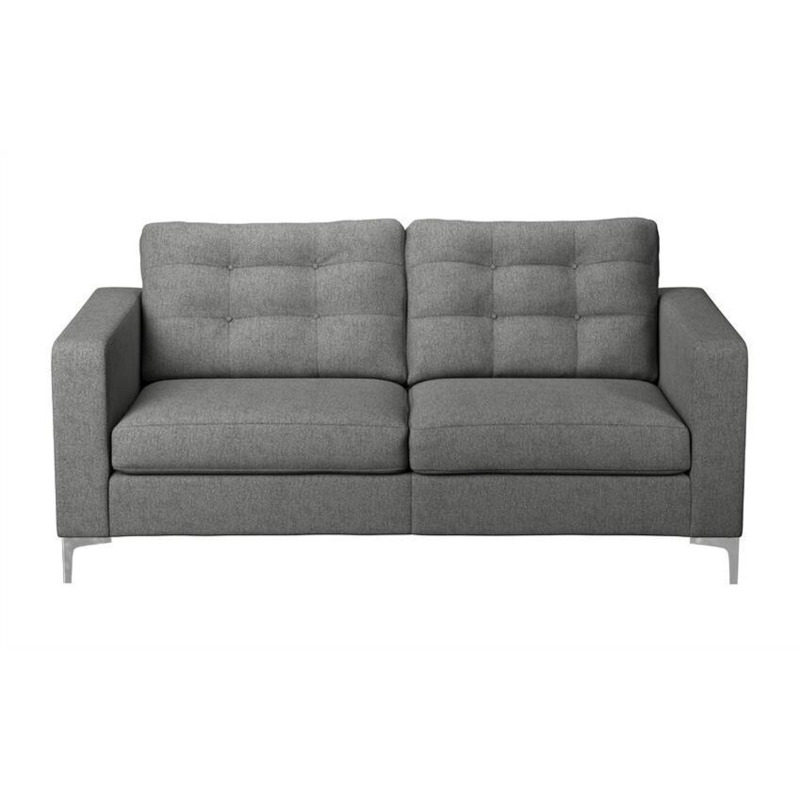 ScS Living Grey Fabric Hackney 3 Seater Sofa Quick Delivery by SCS