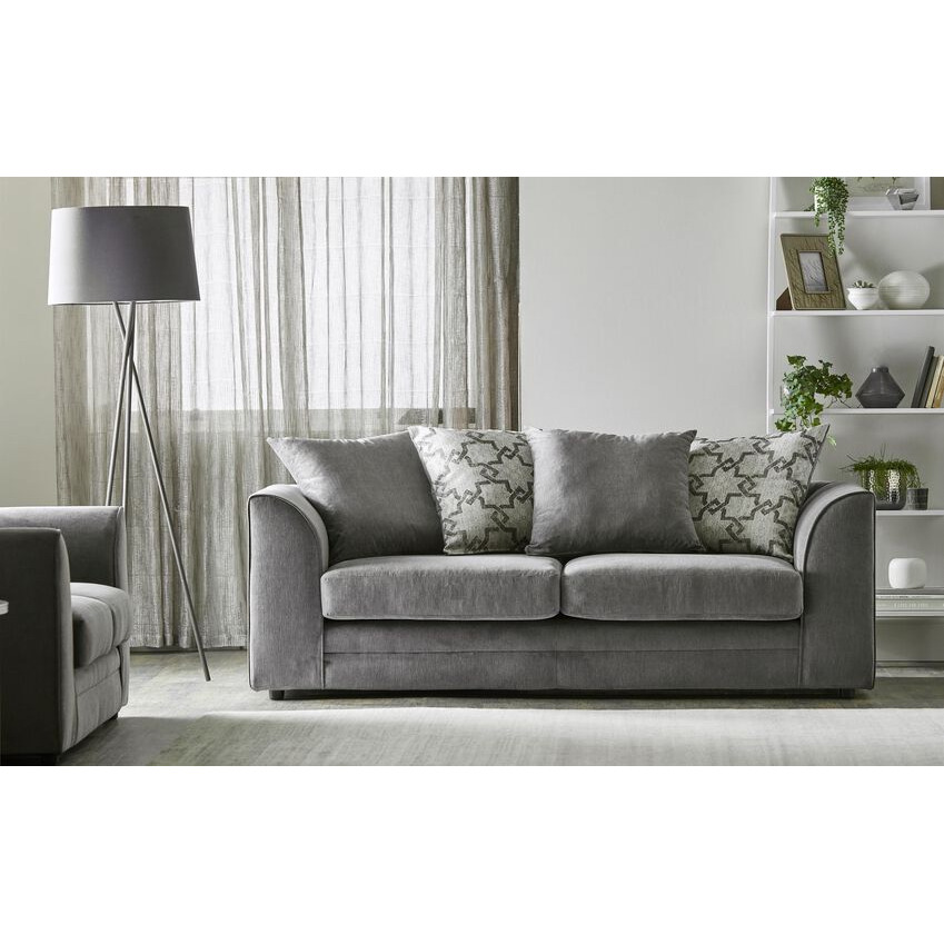 ScS Living Storm Fabric 3 Seater Sofa Quick Delivery by SCS