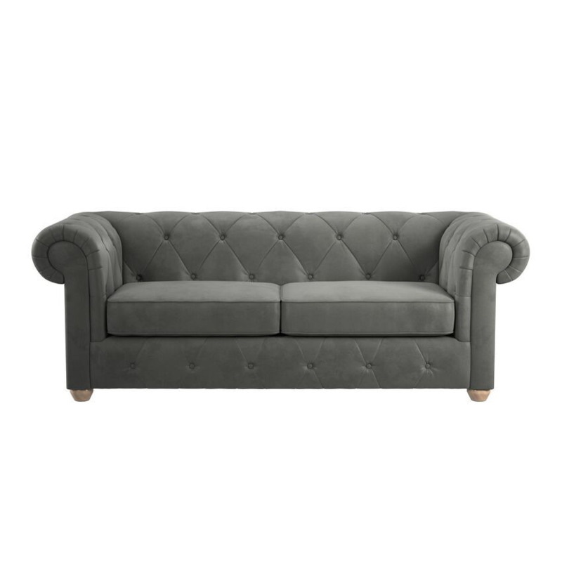 ScS Living Grey Abbey Fabric 3 Seater Sofa by SCS