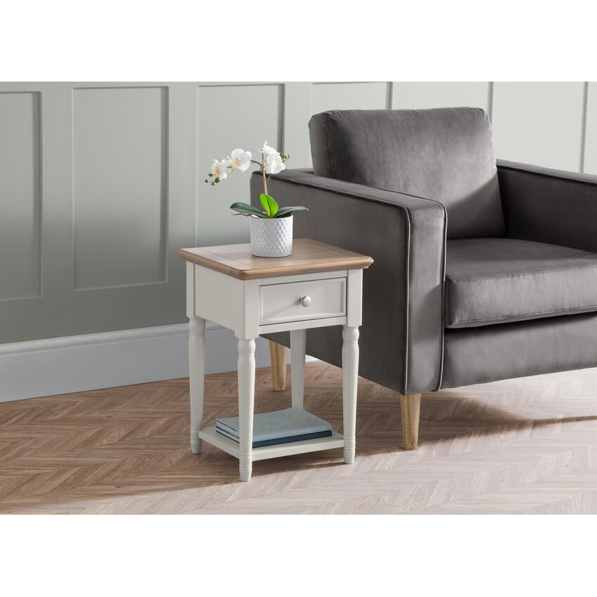 ScS Living Queensway Lamp Table with Drawer by SCS