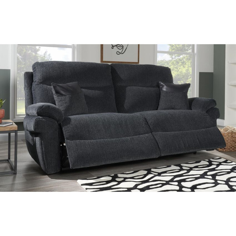 LaZBoy Tamla Fabric 3 Seater Power Recliner Sofa by SCS