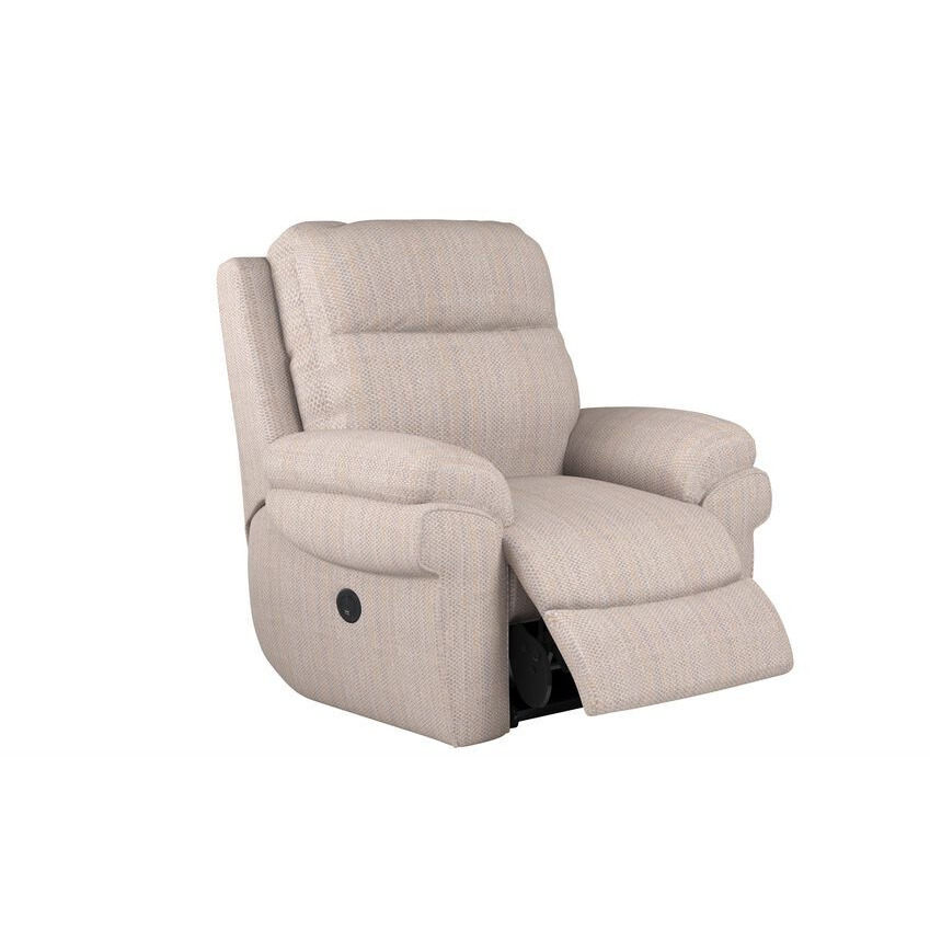 LaZBoy Blue Tamla Fabric Power Recliner Chair by SCS