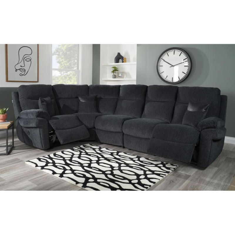 LaZBoy Tamla Fabric 1 Corner 3 Power Recliner Sofa by SCS
