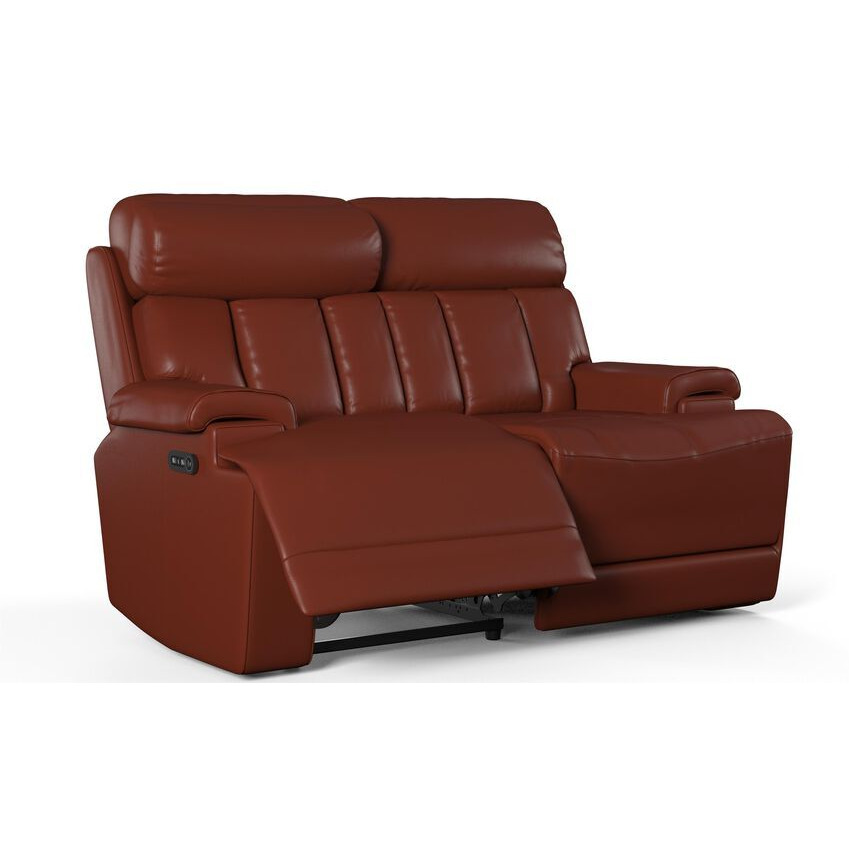 La-Z-Boy Brown Leather Empire 2 Seater Power Recliner Sofa by SCS ...