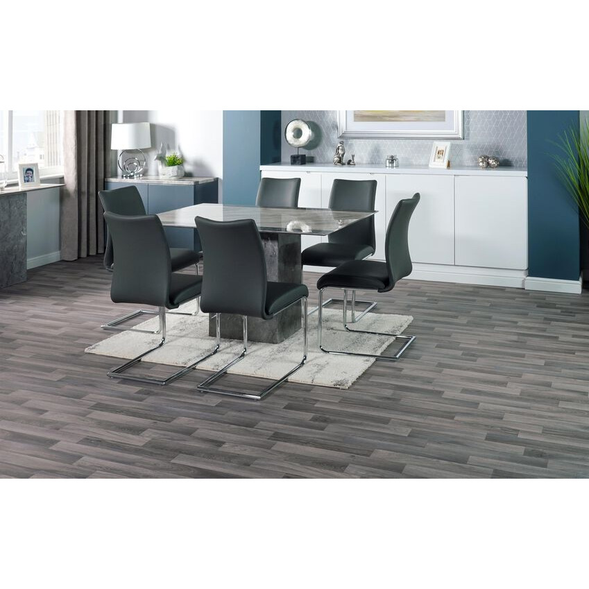 ScS Signature Sassi Marble Dining Table and 6 Chairs by SCS