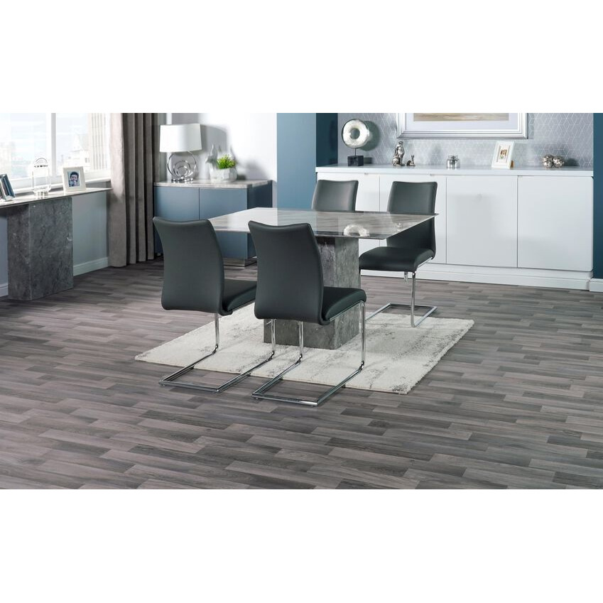 ScS Signature Sassi Marble Dining Table and 4 Chairs by SCS