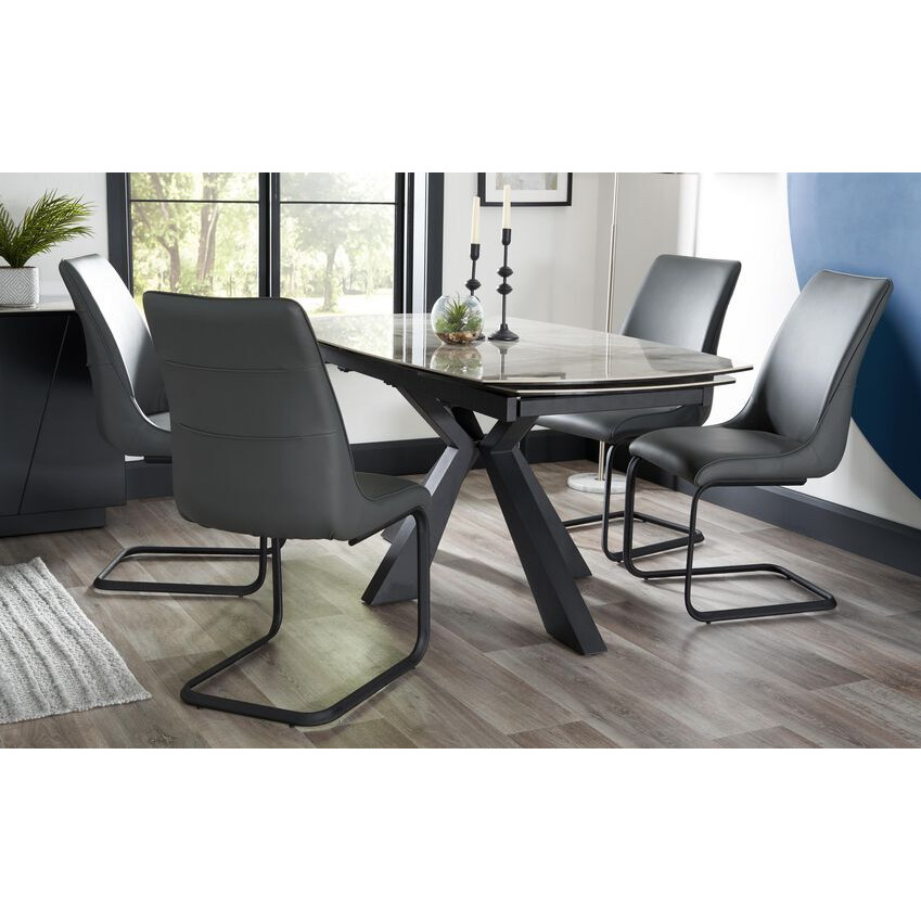 ScS Signature Melbourne 2.3m Extending Dining Table & 4 Chairs by SCS