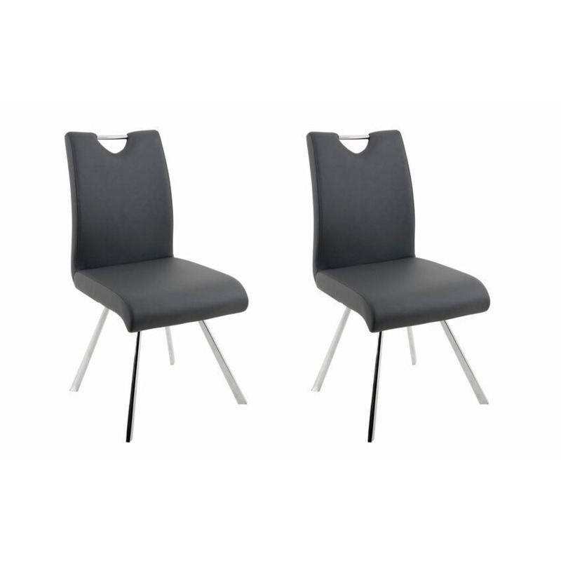 ScS Signature Vidal Pair of Swivel Dining Chairs by SCS