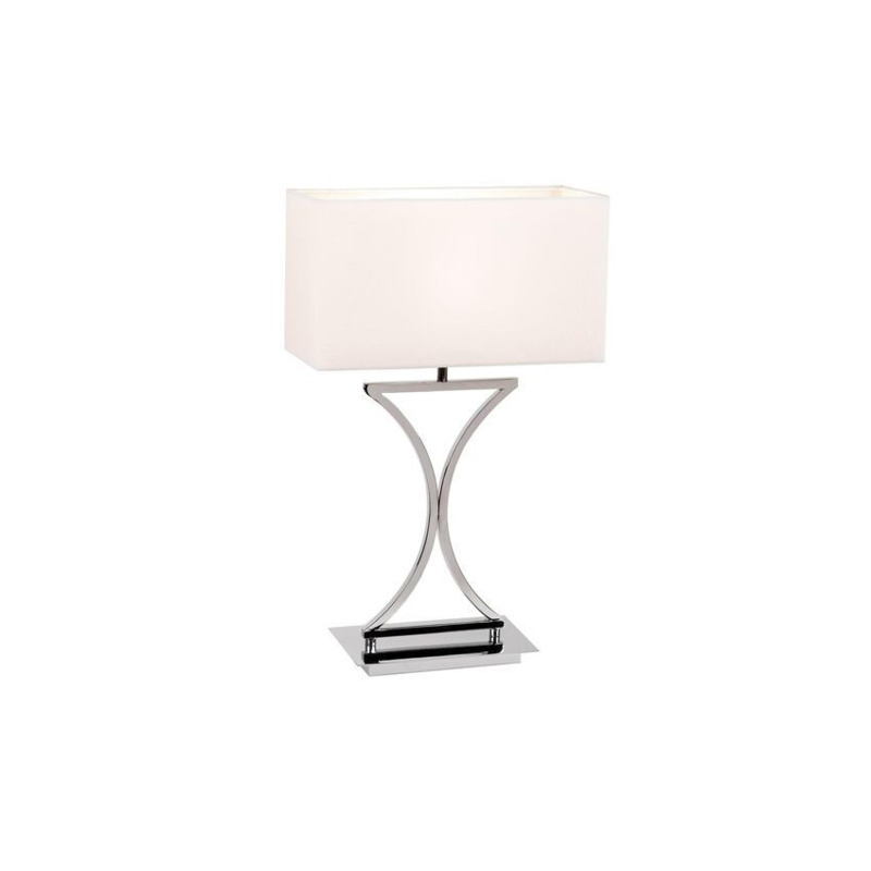 ScS Living Effie Chrome Table Lamp with Shade by SCS