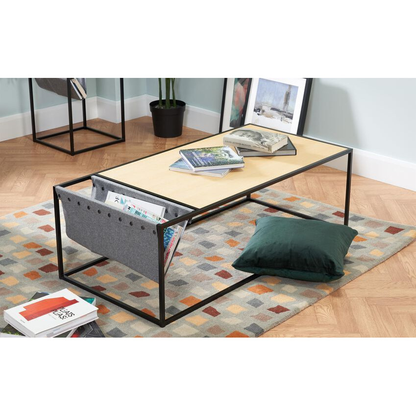 ScS Signature Aria Oak Long Coffee Magazine Table by SCS