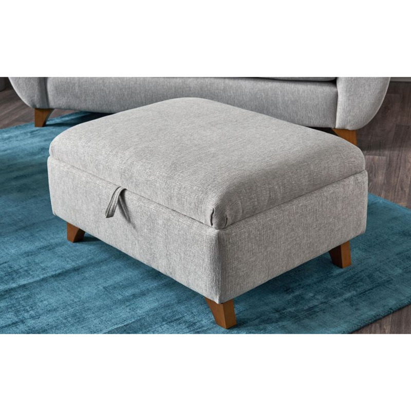ScS Living Remi Fabric Storage Footstool by SCS