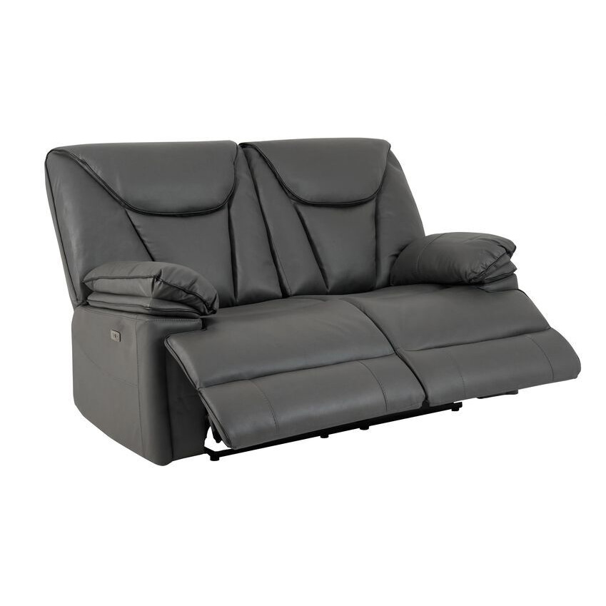 Endurance Grey Fabric Felix 2 Seater Power Recliner Sofa by SCS