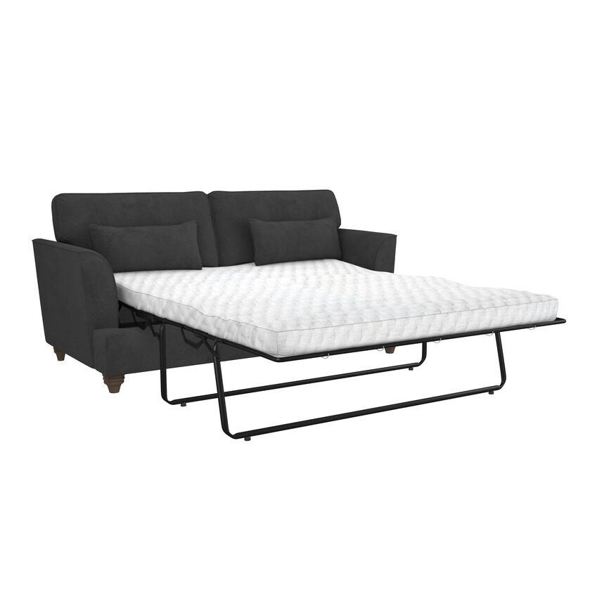 ScS Living Grey Bonnie Fabric 3 Seater Sofa Bed by SCS
