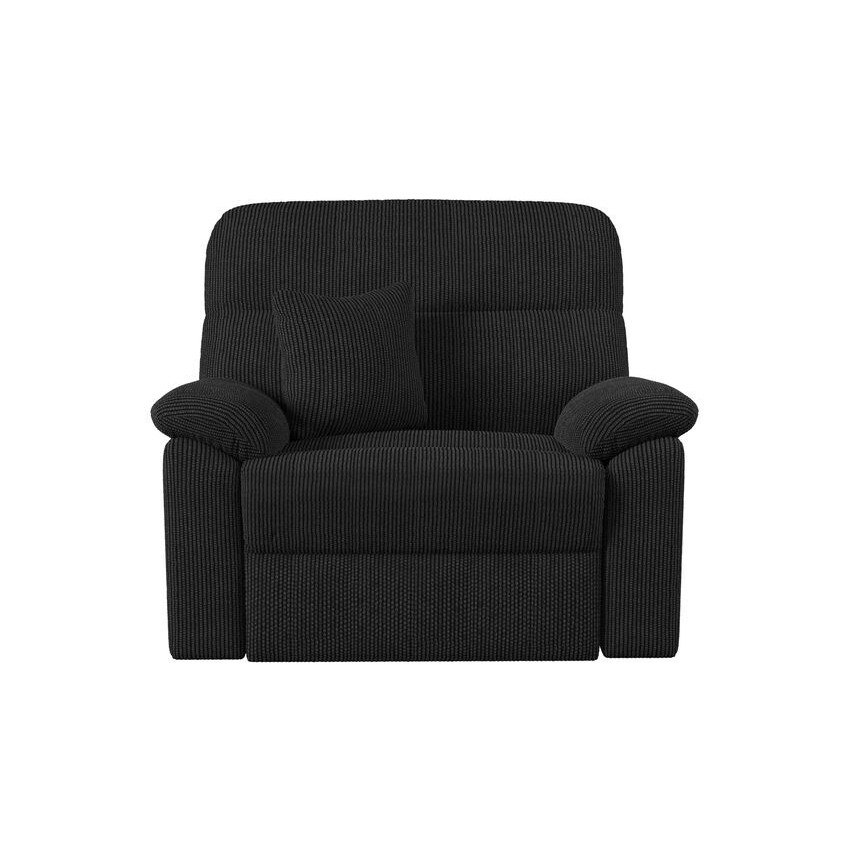 LaZBoy Black Alabama Fabric Love Chair by SCS