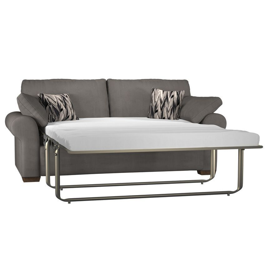 ScS Living Grey Skylar Fabric 3 Seater Sofa Bed by SCS