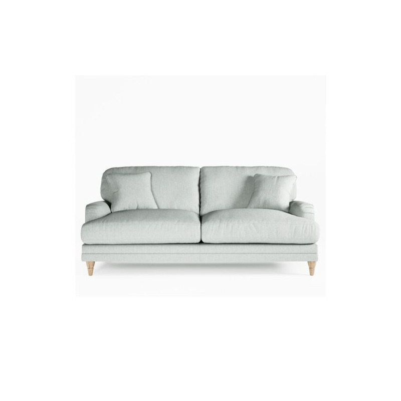 ScS Living Blue Marshmallow Fabric 3 Seater Sofa by SCS
