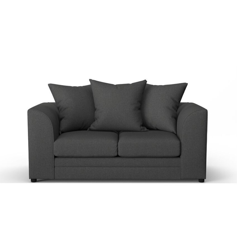 ScS Living Chicago Fabric Graphite 2 Seater Sofa by SCS
