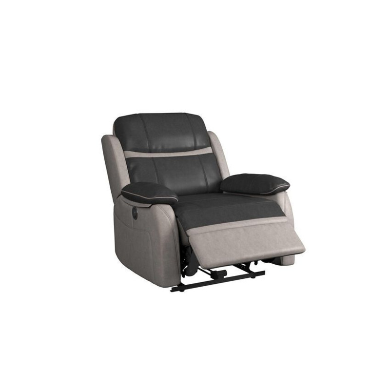 ScS Living Black Cormac Power Recliner Chair by SCS