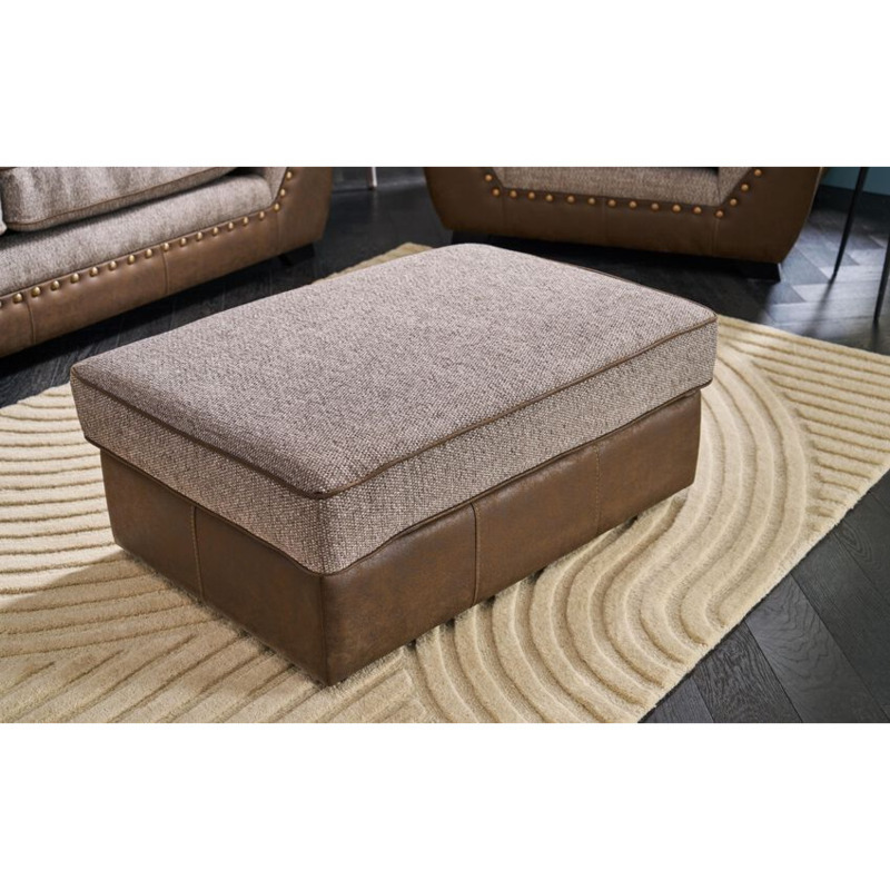 ScS Living Clyde Fabric Plain Banquette Footstool by SCS