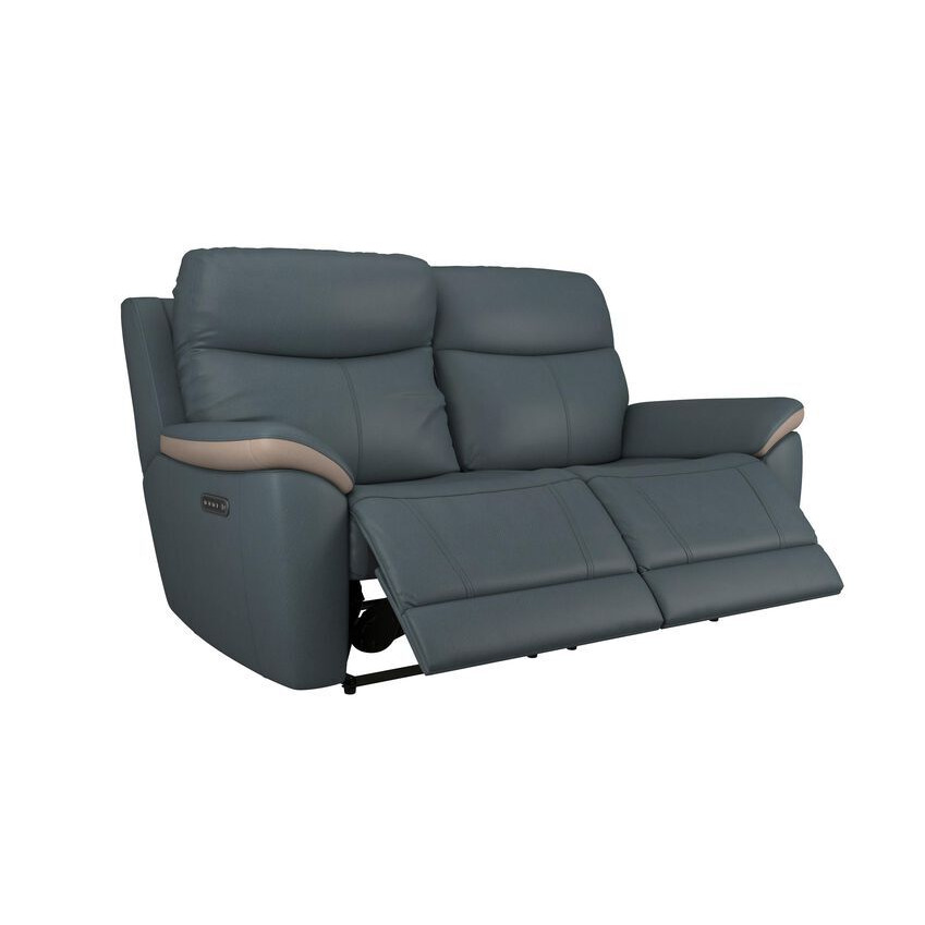 ScS Living Ethan 3 Seater Power Recliner Sofa with Head Tilt & Lumbar
