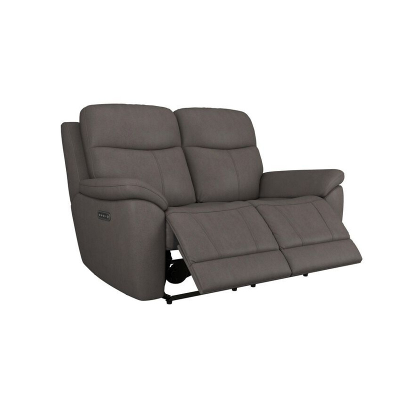 ScS Living Grey Fabric Ethan 2 Seater Power Recliner Sofa by SCS