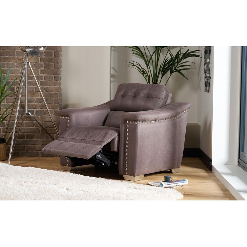 LaZBoy Hollywood Fabric Manual Recliner Chair by SCS