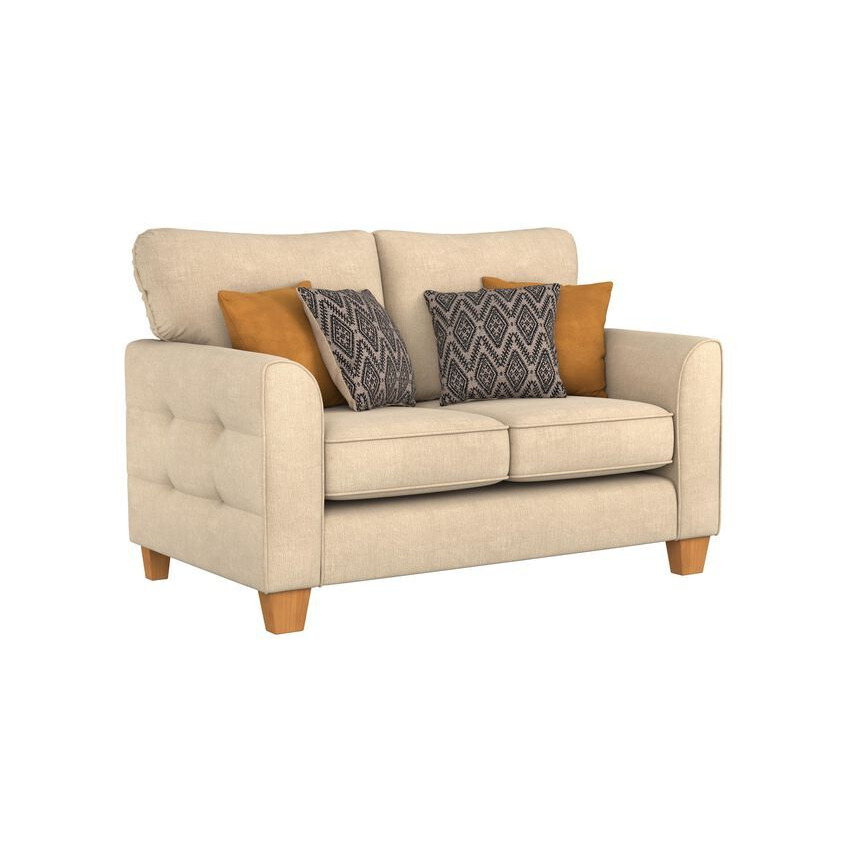 ScS Living Cream Haze Fabric 2 Seater Sofa by SCS