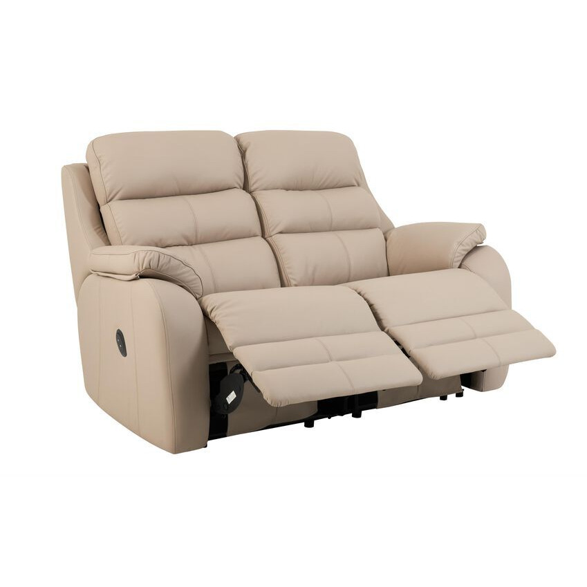 G Plan Fabric Greenwich 2 Seater Power Recliner Sofa with Head Tilt