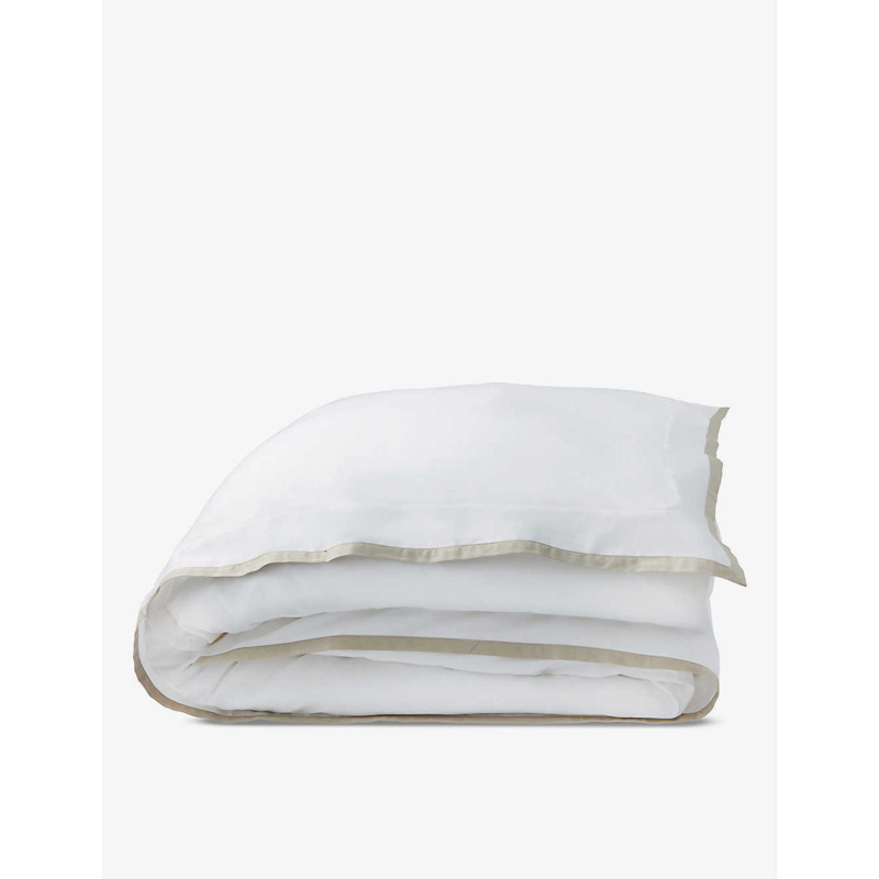 Somerton Super King cotton duvet cover 220cm x 260cm by Selfridges