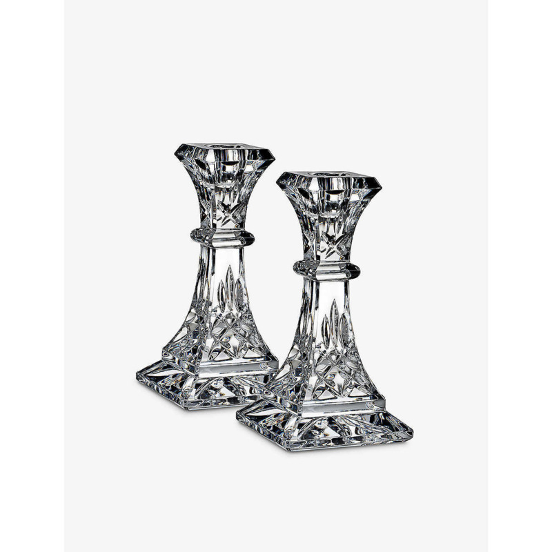 Lismore crystal candlesticks set of two by Selfridges