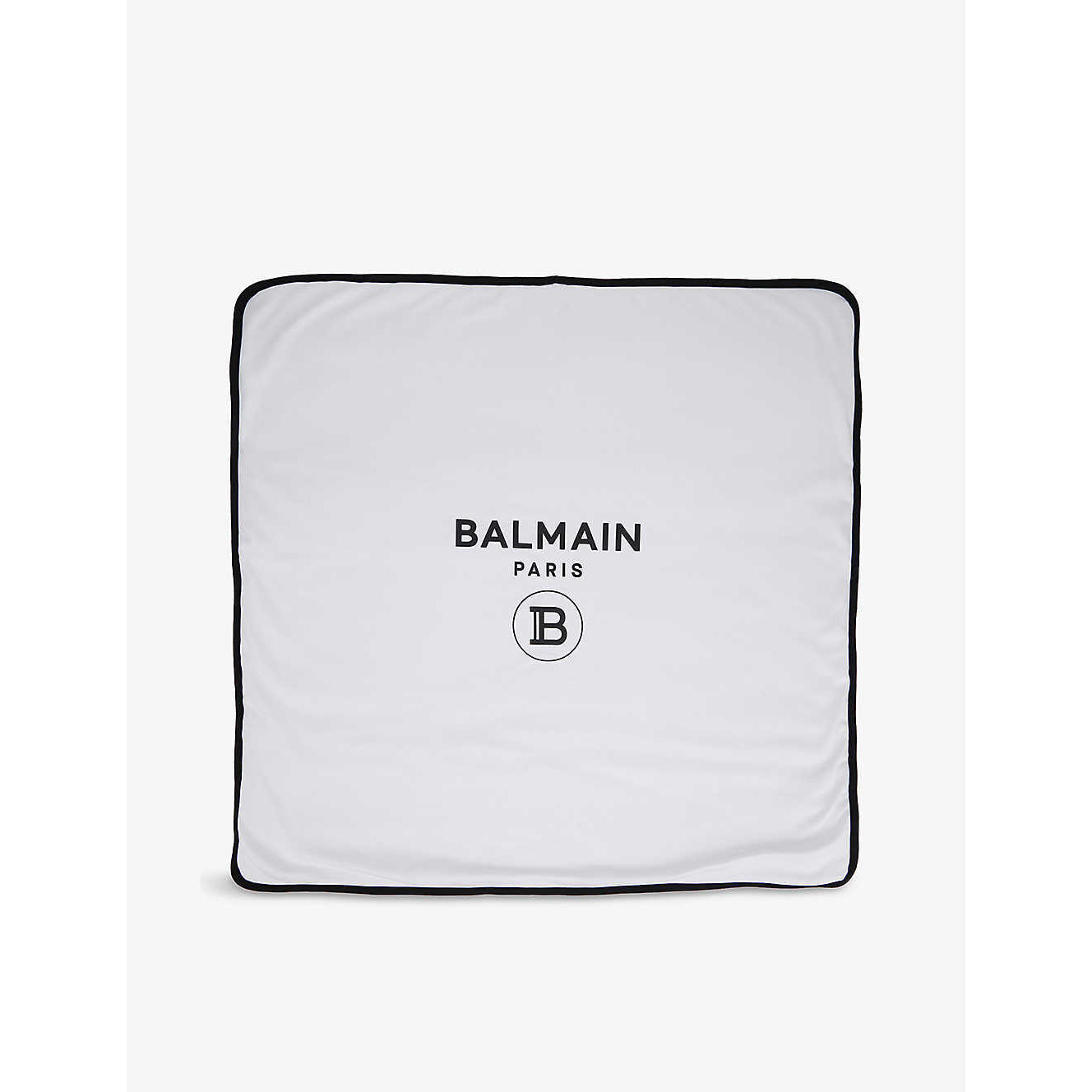 Logoprint cotton baby blanket 80cm by Selfridges
