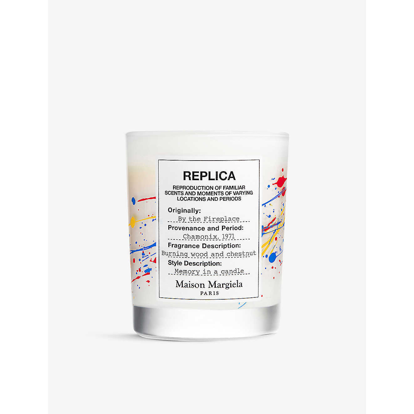 Replica By The Fireplace limited-edition scented candle 165g by