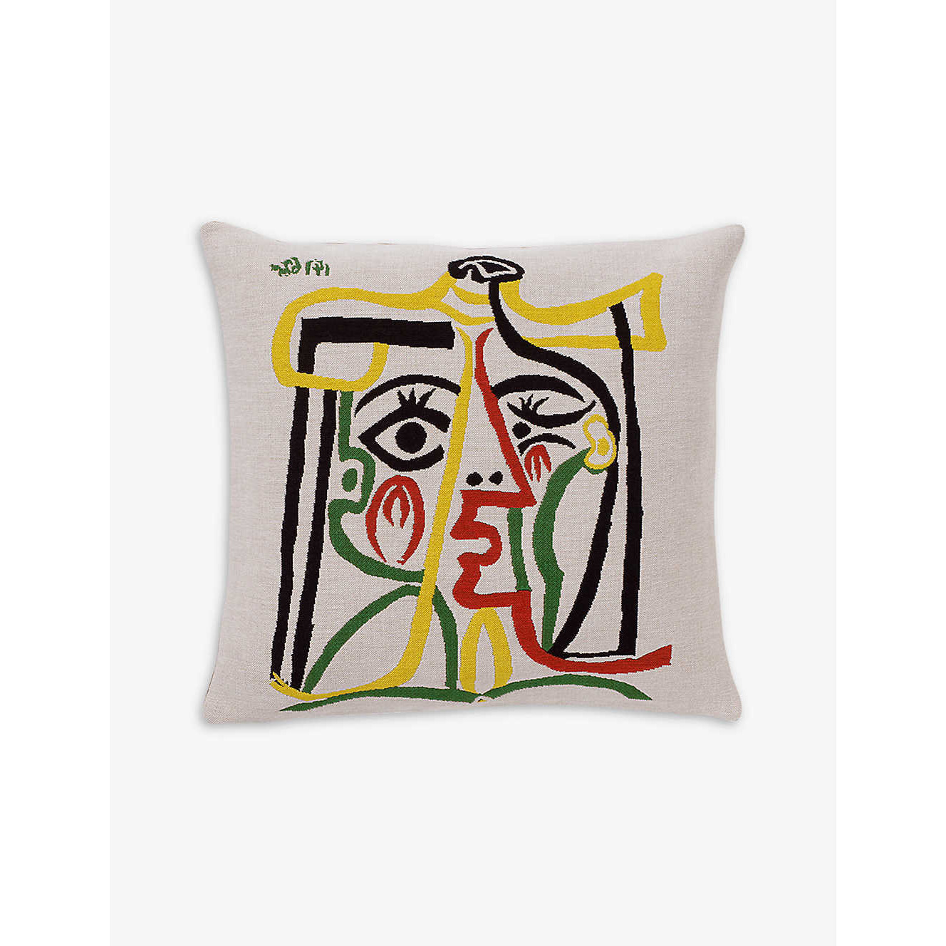 Jules Pansu Picasso cotton-blend cushion cover 45x45cm by
