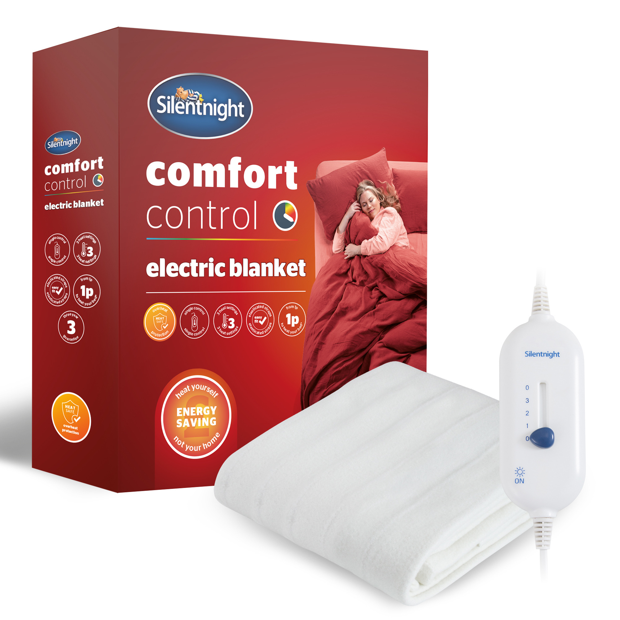 Silentnight Comfort Control Electric Blanket by Sleepy People