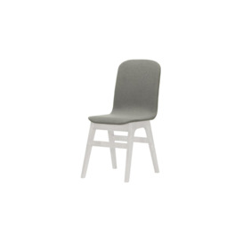Capita Dining Chair, grey, grey, Leg colour: white